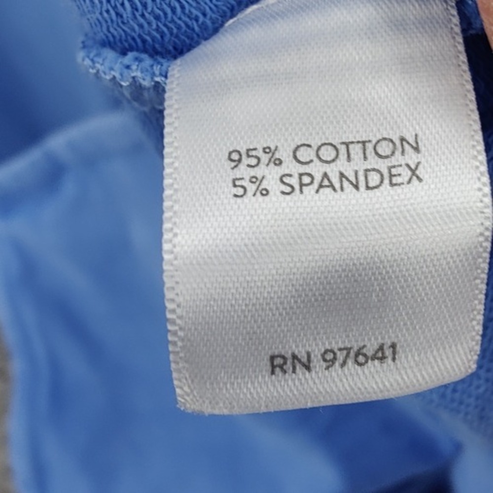 J. Jill Women Coastal Utility Cozy Button Down Shirt Jacket L Tall Blue Shacket - Picture 6 of 16